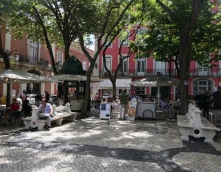 Gezellig pleintje in de stad