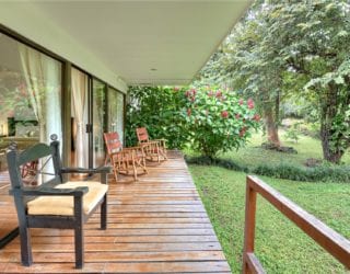 Rincon de la Vieja hotel: terras