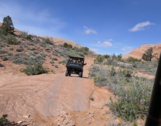 met de 4x4 door Arches National Park