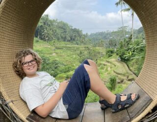 Even rust na het schommelen