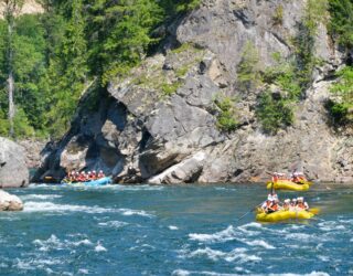 Familierafting Clearwater River