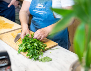 Groenten snijden Griekse kookworkshop