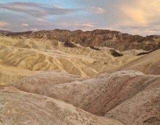 Death Valley bij zonsondergang