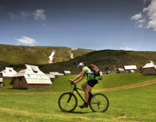 Mountainbiken met het gezin in Kolasin