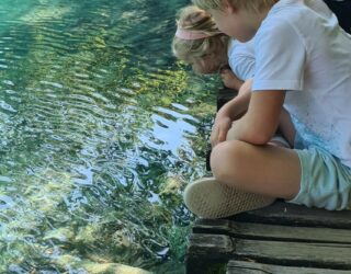 Kinderen in Plitvice National Park