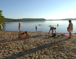 Strand bij hotel Saint-alexis-les-monts Canada