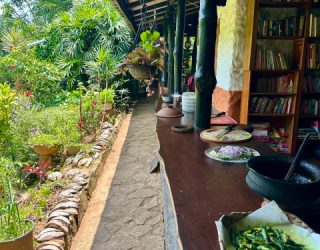 Uitzicht bij kookworkshop met locals