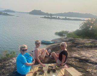 Picknick tijdens spotten wildlife