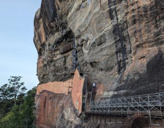 Leeuwenrots Uitzicht vanop de leeuwenrots Sigiriya Sri lanka