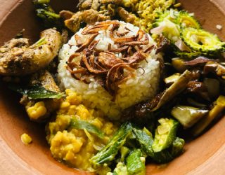 Zelfgemaakt gerecht tijdens kookworkshop