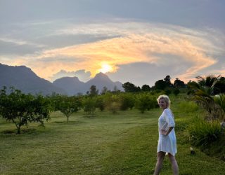 Uitzicht glamping Gal Oya