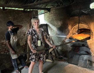 Kiddo Medewerker bij de oven