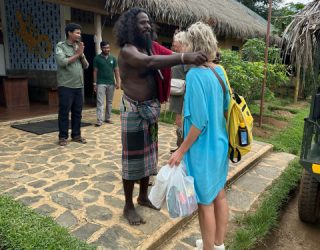 Ontvangst door Veddha in glamping