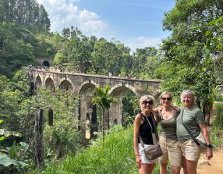 Uitzicht op spoorweg 9 Arches Bridge